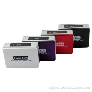 Portable power bank for Phones and other electronic products 4,400/5,200/6,000mAh customized log